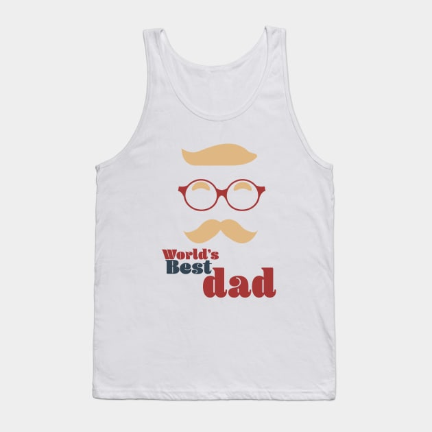 World's Best Dad Tank Top by nickemporium1